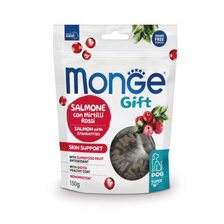 Monge Gift Dog Snacks - Super M Sensitive Skin Adult Salmon with Cranberries