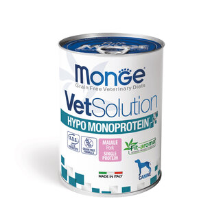Monge Vet Solution Hondenvoer - Hypoallergeen Monoproteïne Varkensvlees