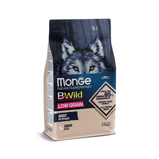 Monge Bwild Dog Food - Low Grain Adult Goose - 15 kg