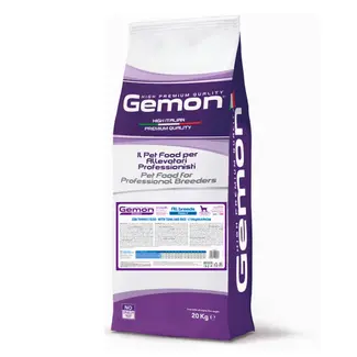 Gemon High Premium Quality by Monge Dog Food - Adult with Tuna and Rice - 20 kg