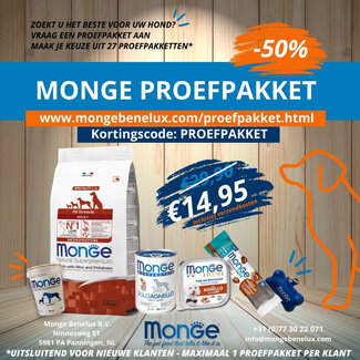 Monge Benelux Monge proefpakket