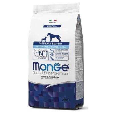 Trockenfutter - Medium Starter für Mutter & Welpen Reich an Huhn - 15 kg