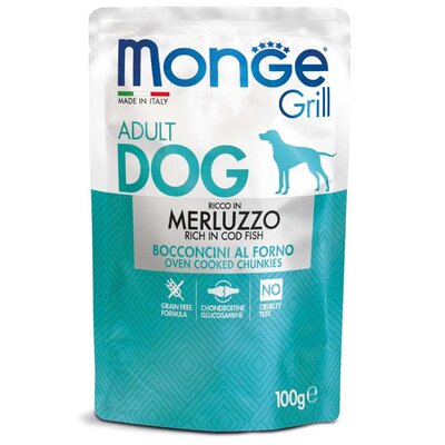 Alimento para perros - Monge Grill - Rico en bacalao