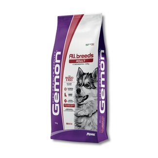 Gemon High Premium Quality by Monge Hondenbrokken – Adult Rundvlees en Rijst - 20 kg