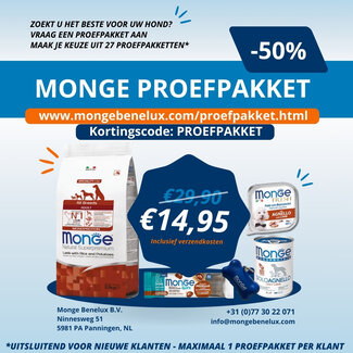 Monge Benelux Monge proefpakket