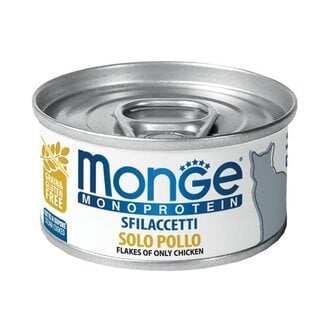 Monge Monoprotein Katzennassfutter - Monoprotein mit Stücken von frischem Hühnchen