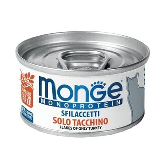 Monge Monoprotein Katzen-Nassfutter - Monoprotein mit Stücken frischer Pute