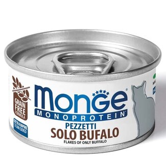 Monge Monoprotein Cat Wet Food - Monoprotein with Fresh Buffalo Chunks