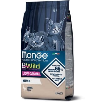 Monge Bwild Katzenfutter - Kitten - mit Gans - getreidearm - 1,5 kg