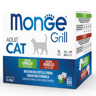 Monge Grill Monge Grill Multipack Pouches – Rabbit, Lamb – Adult