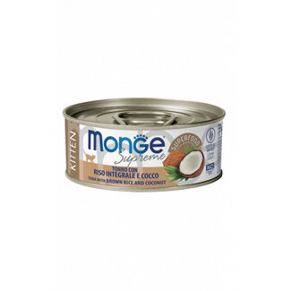 Katzennassfutter - Kitten - Thunfisch mit Naturreis und Kokos