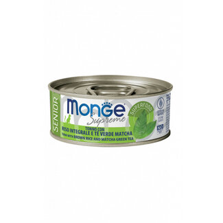 Alimento húmedo para gatos - Senior - atún con arroz integral y té verde matcha