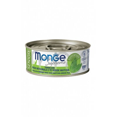 Alimento húmedo para gatos - Senior - atún con arroz integral y té verde matcha