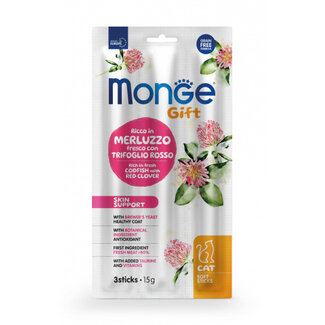 Monge Gift Cat Snacks - Skin Support - cod with red clover - grain-free