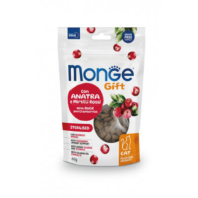 Katzensnacks - Sterilisiert - mit Ente und Cranberries - getreidefrei