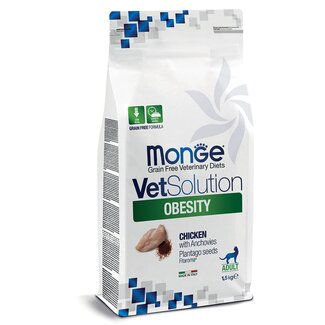 Monge Vet Solution Pienso para gatos - Obesidad - sin cereales - 1,5 kg