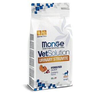 Monge Vet Solution Croquettes pour chats - Urinaire struvite - sans céréales - 400 gr