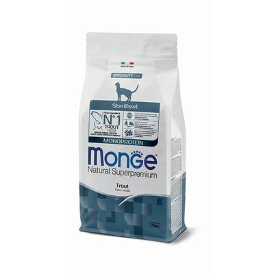 Katzenfutter - Sterilisiert - Monoprotein Forelle - 1,5 kg