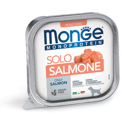 Monge Monoprotein Paté Alleen Zalm – Volwassen - 150 g