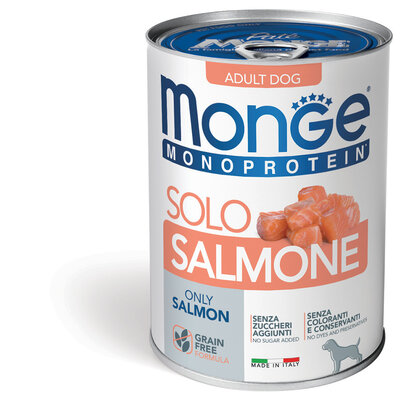 Monge Monoprotein Paté alleen Zalm – Volwassen - 400 g