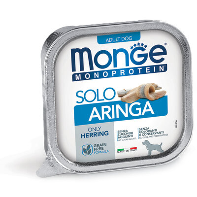 Monge Monoprotein Paté alleen Haring – Volwassen - 150 g