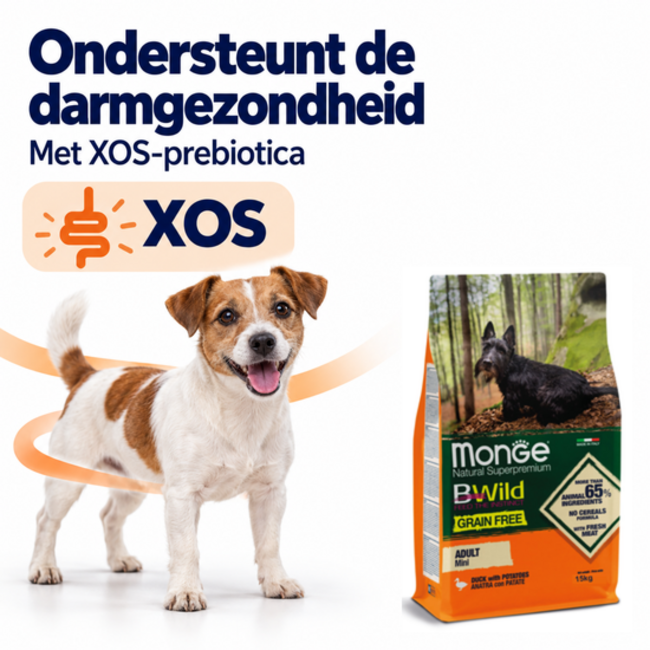 Dog Food - Grain-Free Mini Adult Duck with Potatoes - 15 kg