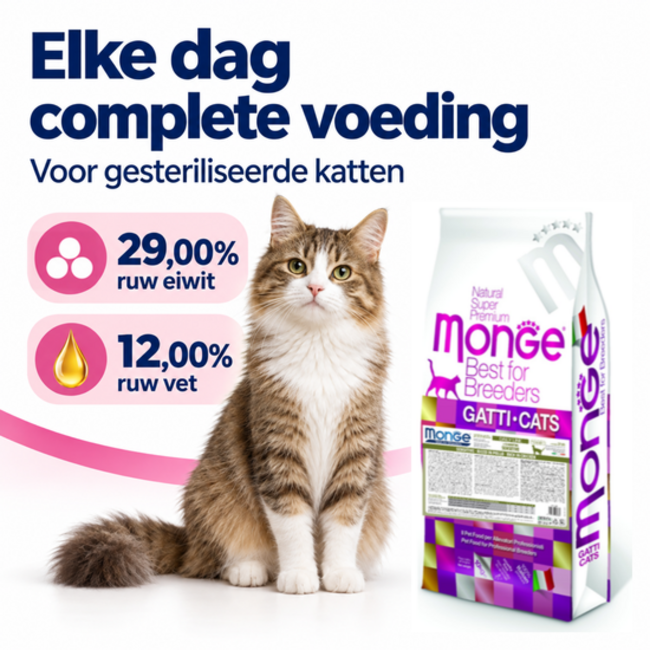 Cat Kibble - Sensitive - Rich in Chicken - 10 kg