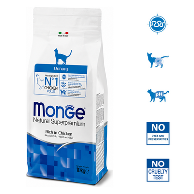 Croquettes pour chats - Urinaire - Riche en poulet - 10 kg