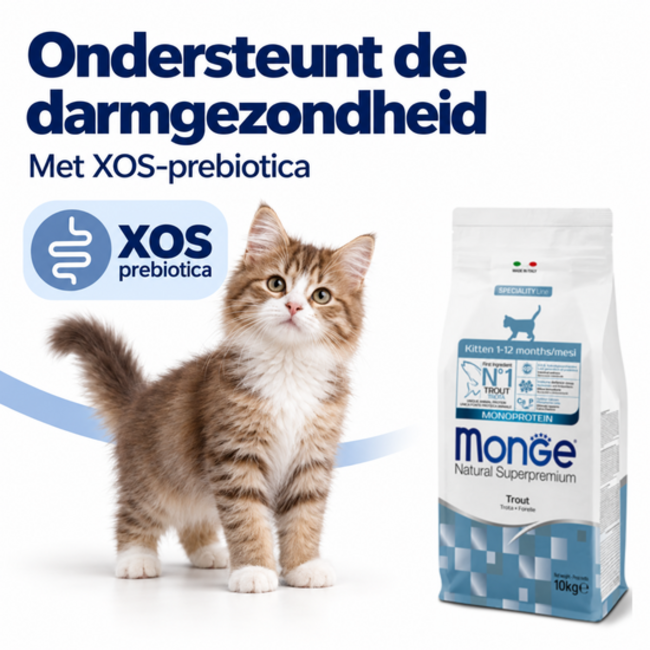 Cat Food - Kitten - Monoprotein Trout - 10 kg