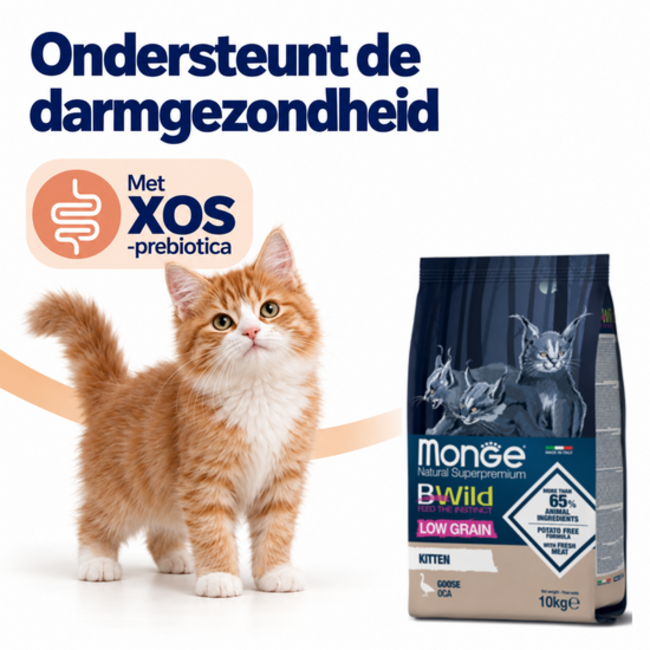 Cat Food - Kitten - with goose - low grain - 10 kg