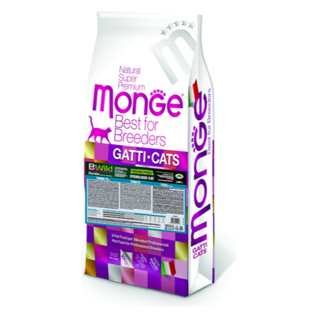 Croquettes pour chats - Adultes stérilisés - au thon et aux petits pois - sans céréales - 10 kg