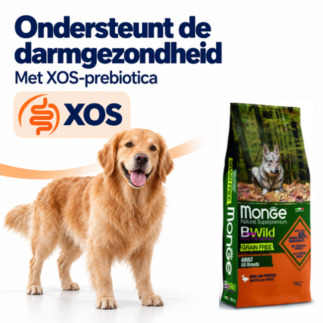 Pienso para perros - Adulto sin cereales Pato con Patatas - 15 kg