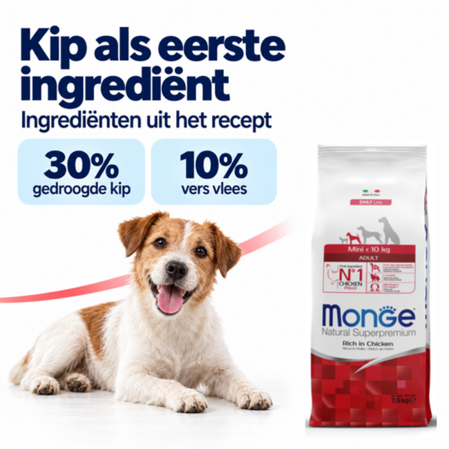 Pienso para perros - Mini Adulto Rico en Pollo - 15 kg
