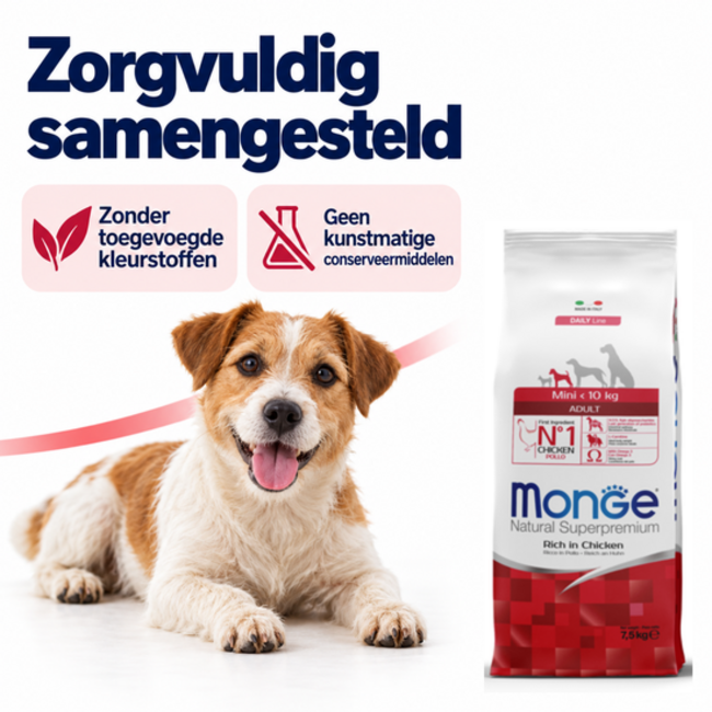 Hundefutter - Mini Adult Reich an Huhn - 15 kg