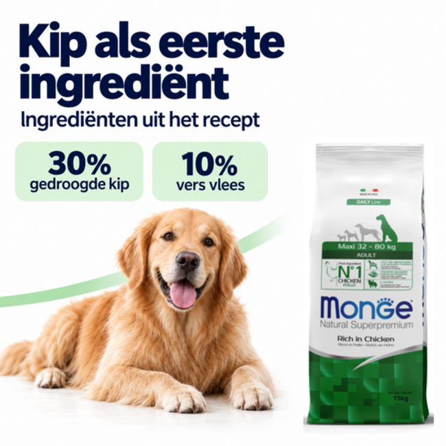 Pienso para perros - Maxi Adult Rico en Pollo - 15 kg
