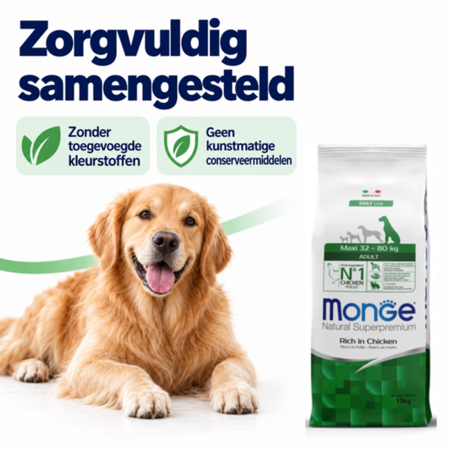 Dog Food - Maxi Adult Rich in Chicken - 15 kg