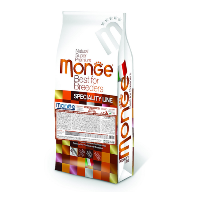 Croquettes pour chiens - Monoprotéine Adulte Agneau avec Riz et Pommes de terre - 15 kg