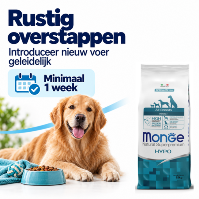 Dog Food - Hypoallergenic Adult Salmon and Tuna - 15 kg