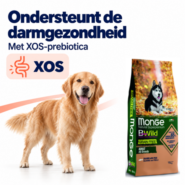 Pienso para perros - Adulto sin cereales Salmón con Patatas y Guisantes - 15 kg