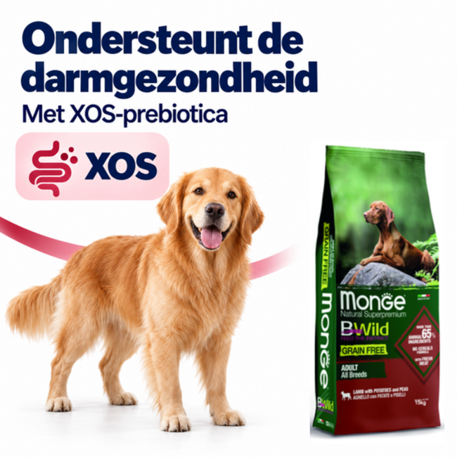 Dog Food - Grain-Free Adult Lamb with Potatoes and Peas - 15 kg