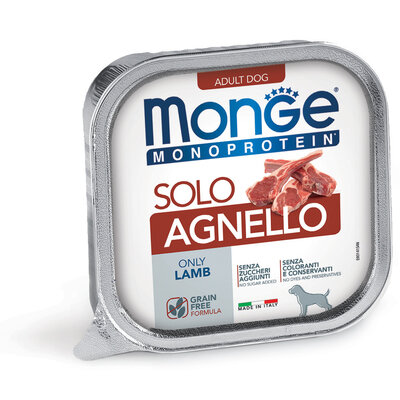 Aliment pour chien - Pâtée Monoprotéine 100% Agneau - 150g