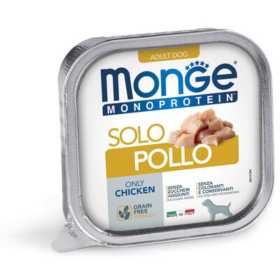 Aliment pour chien - Pâtée Monoprotéine 100% Poulet - 150gr