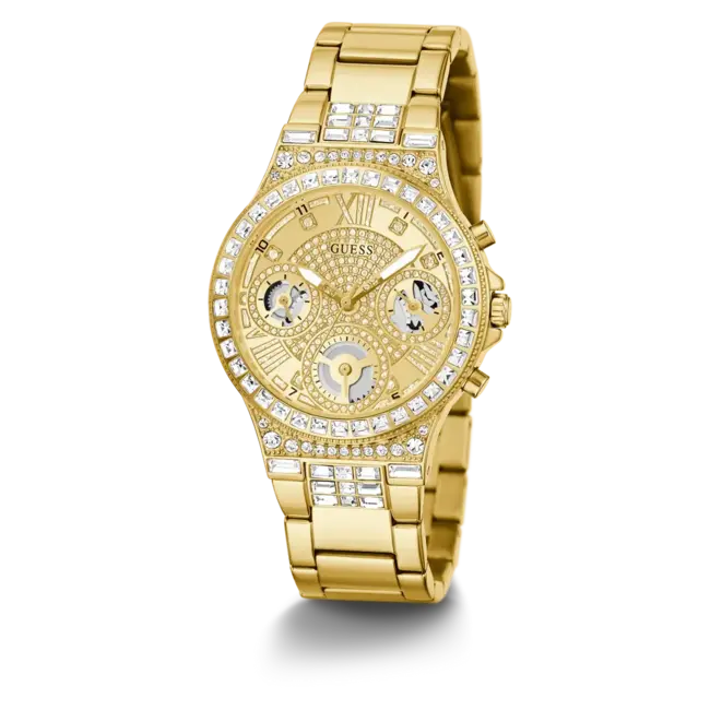 Guess GUESS Ladies Gold Tone Multi-function Watch 36 mm GW03020L2