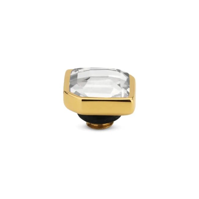 MelanO Melano twisted pointy crystal edelstaal goudkleurig