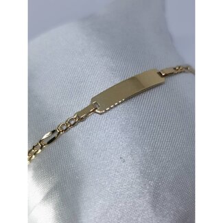 PinarGold 14 karaat geel gouden baby armband