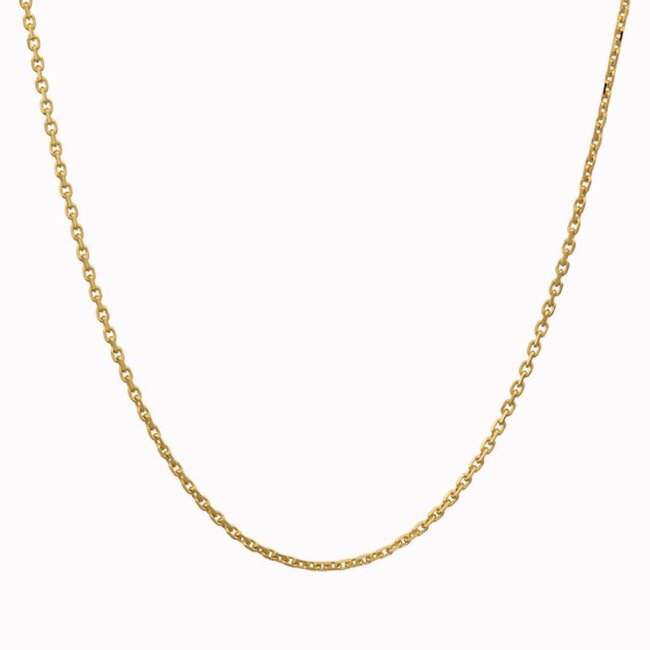 PinarGold *14 karaat gouden anker collier