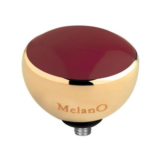 MelanO Melano resin red edelstaal goudkleurig