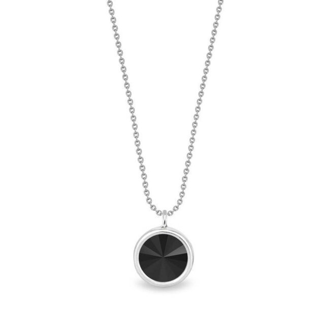 Spark Silver Jewelry Spark birthday stone necklace onyx nb1122ss29j