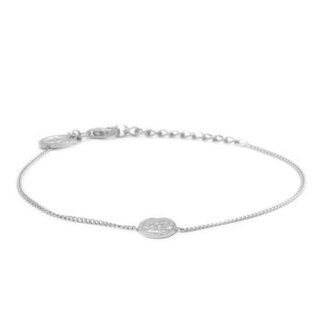 Karma Bracelet coin silver sku94043