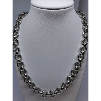 Gisser jewels zilveren jasseron schakel collier